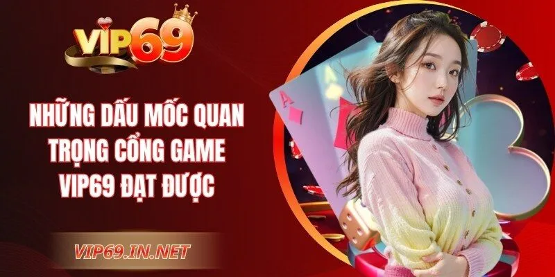 Những dấu mốc quan trọng cổng game VIP69 đạt được 